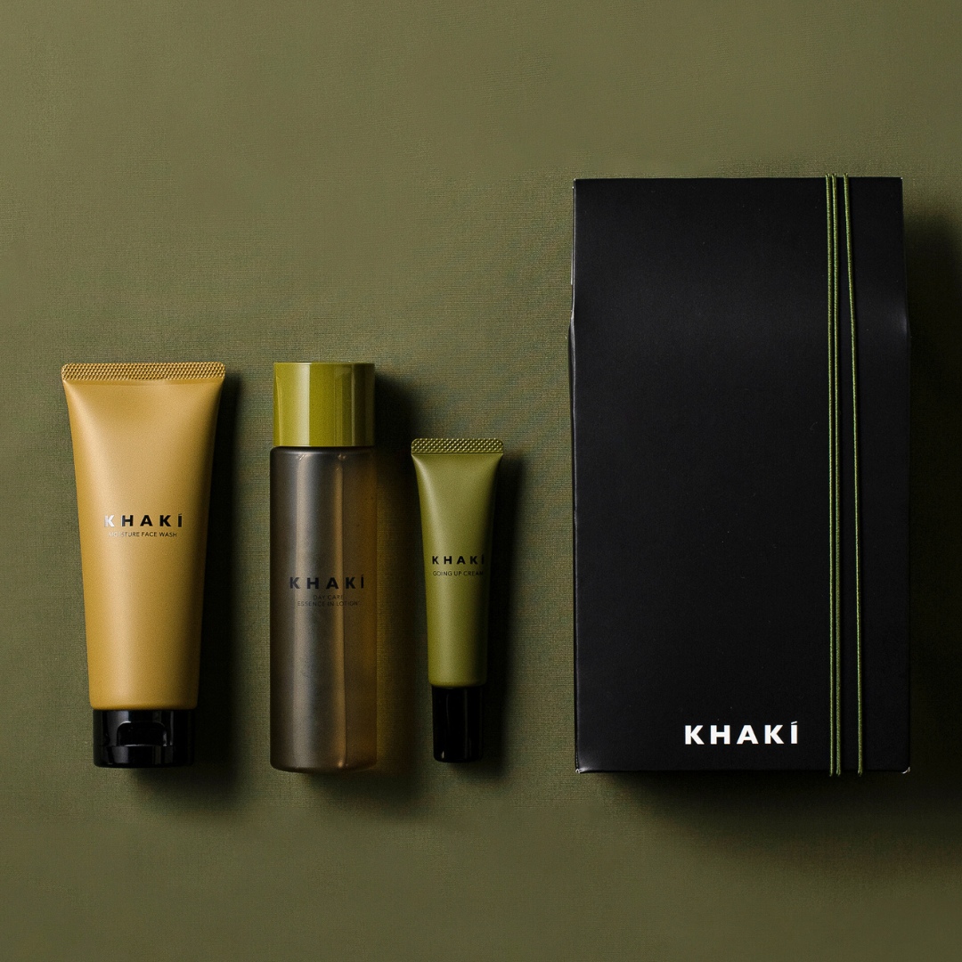 【ギフト】KHAK スキンケア3点セット<洗顔料 & オールインワンローション&エイジングケアクリーム>