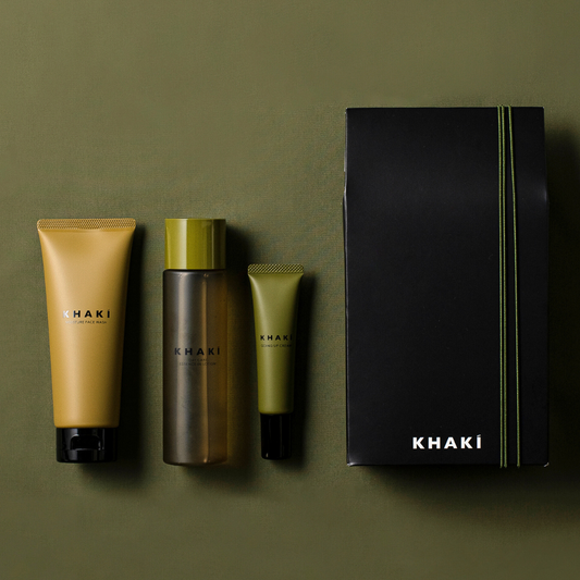 【ギフト】KHAK スキンケア3点セット<洗顔料 & オールインワンローション&エイジングケアクリーム>