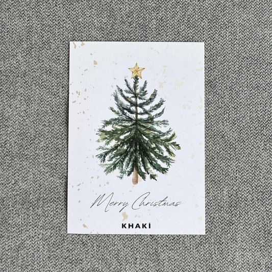 KHAKI クリスマスカード