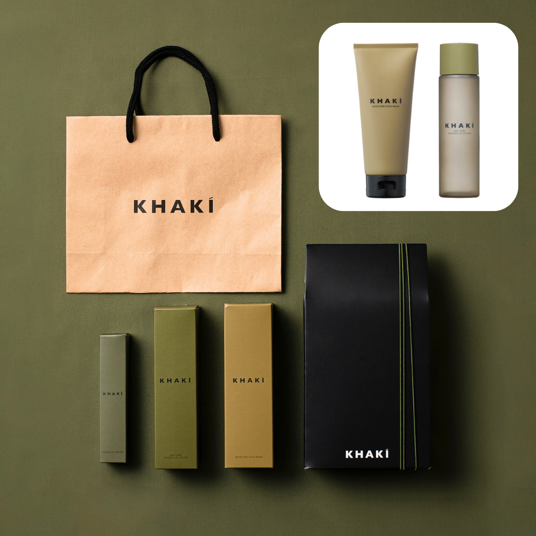【ギフト】KHAKI デイリースキンケアセット＜洗顔料 & オールインワンローション＞