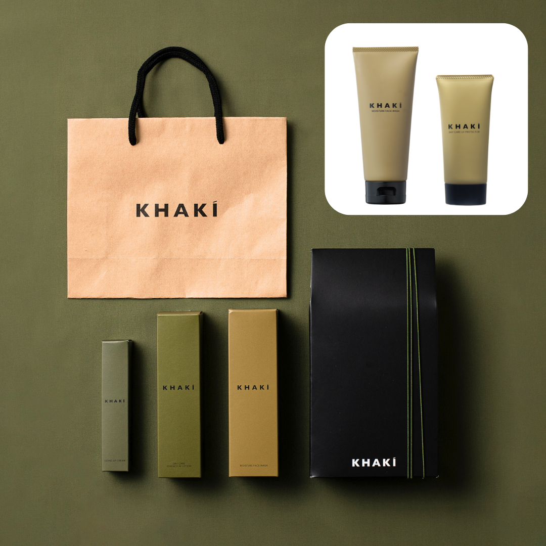 【ギフト】KHAKI UVケア＆洗顔セット＜日やけ止め＆洗顔料＞