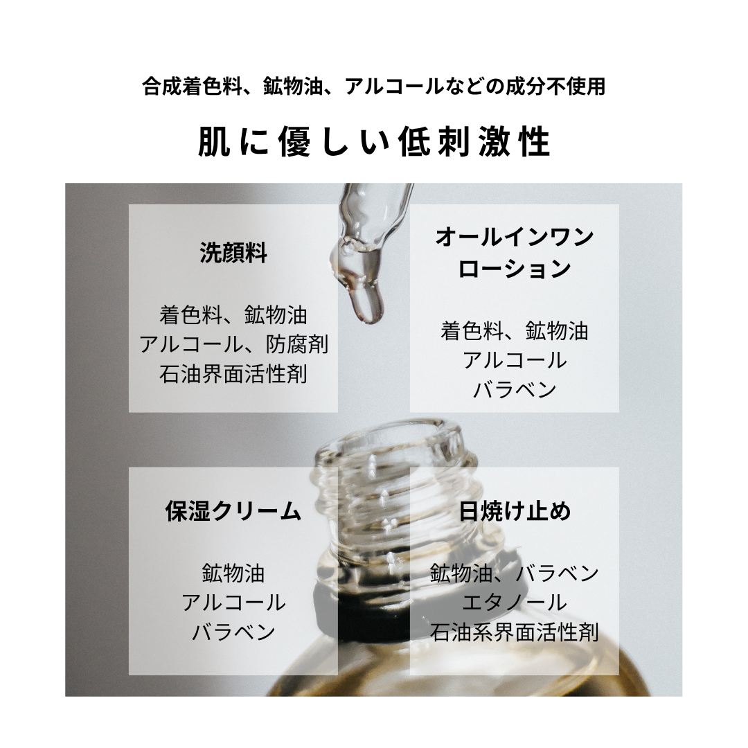 KHAKI デイリースキンケアセット＜洗顔料 & オールインワンローション＞