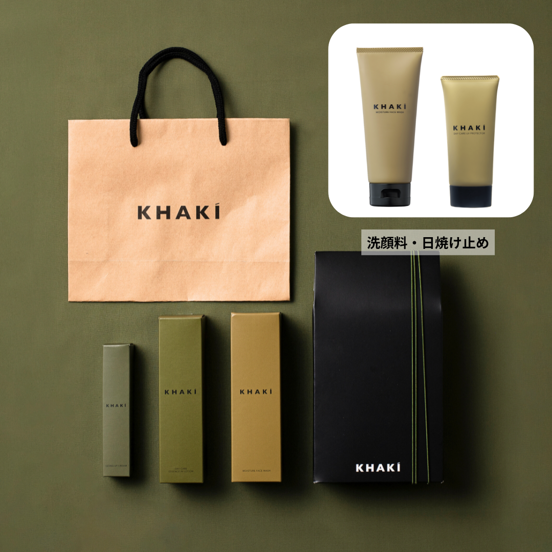 【ギフト】KHAKI UVケア＆洗顔2点セット