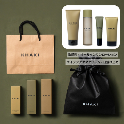 KHAKI メンズスキンケアセット<洗顔料&化粧水> – KHAKI ONLINE SHOP KHAKI メンズスキンケアセット<洗顔料&化粧水> – KHAKI ONLINE SHOP
