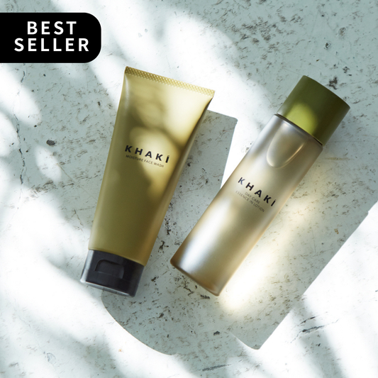 KHAKI デイリースキンケアセット＜洗顔料 & オールインワンローション＞